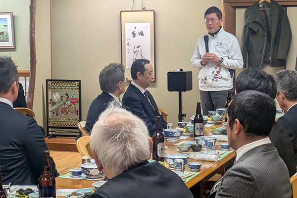 愛媛県建設業協会今治支部青年部会　新年会の写真 1