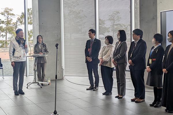 地域ぐるみでの脱炭素経営支援体制構築モデル事業等成果報告会の写真 1