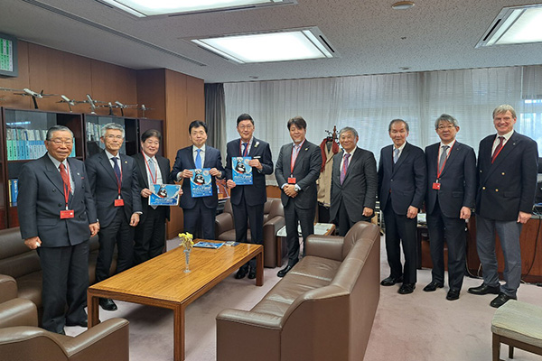 国土交通省　水嶋審議官　訪問の写真 1