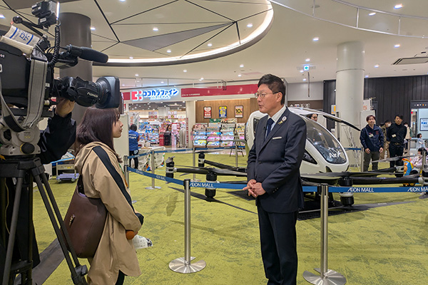市政広報番組収録（今治近未来フェア）の写真 1
