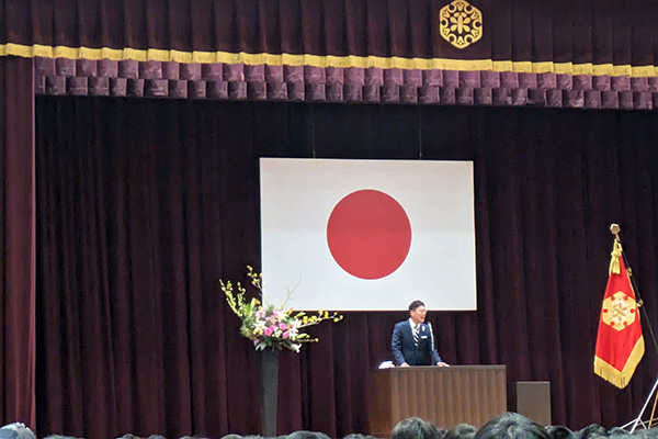 愛媛県立今治西高校　令和6年度卒業式の写真 1