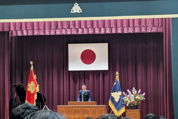 愛媛県立今治西高校伯方分校　令和6年度卒業式の写真 1