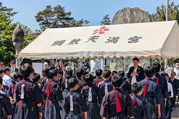 桜井綱敷天満神社奉納剣道大会の写真 1