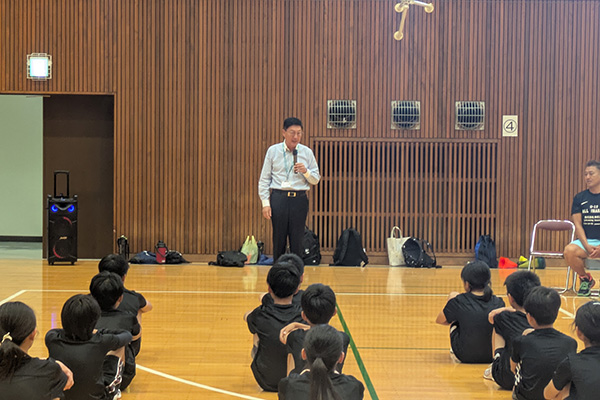 令和7年度今治市ジュニアアスリート競技力向上事業　開会式の写真 1