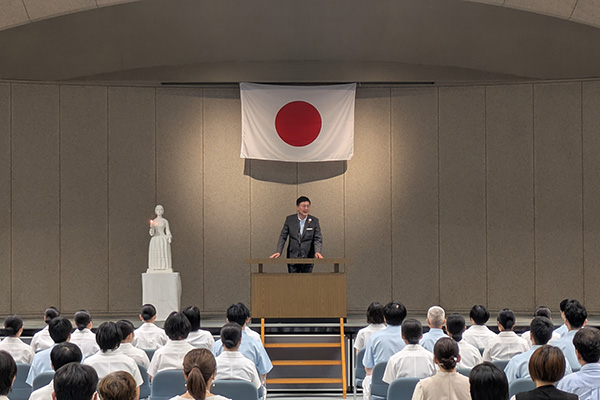 今治看護専門学校　令和7年度決意式の写真 1