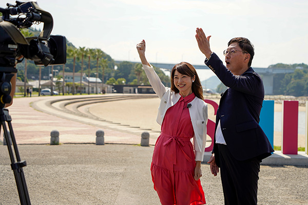 市政広報番組特番収録の写真 1