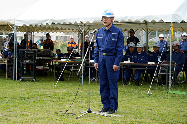 総合防災訓練の写真 1