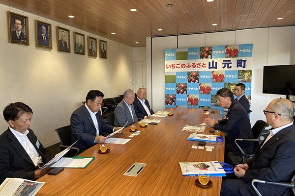 宮城県山元町の視察の写真 1