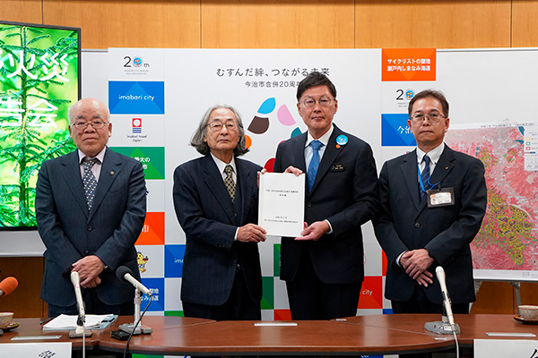 市長記者発表、復旧復興計画報告会の写真 1