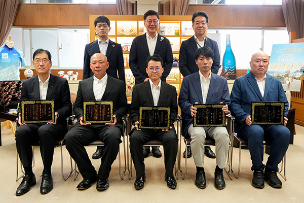 今治市優良建設工事表彰 表彰式の写真 1