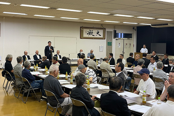 今治市消防後援会連合会総会の写真 1
