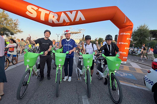Velo-city2026リミニ(イタリア)視察、バイクパレード参加、閉会式への出席の写真 1