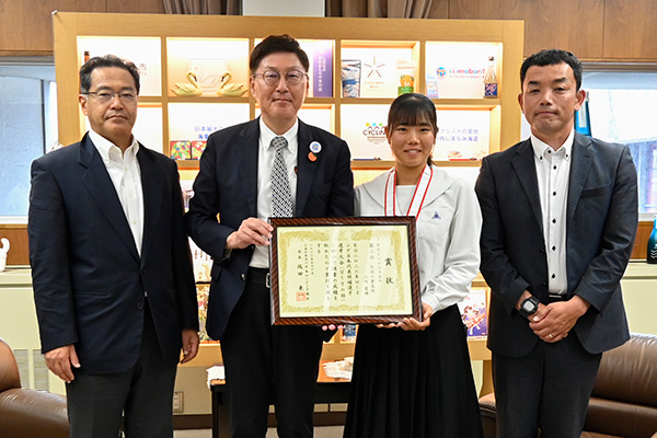 ローイングアジア大会日本代表選出(山内愛稀選手)の写真 1