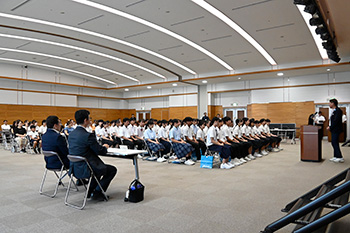 令和8年度全国中学校体育大会出場選手壮行激励会の写真 1
