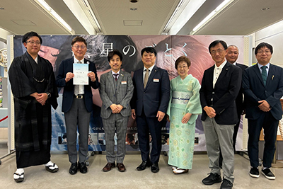 今治市倫理法人会新役員 表敬訪問の写真 1