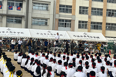 今治市立南中学校 運動会の写真 1