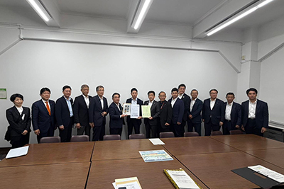 愛媛県都市再生整備計画関連事業推進協議会による要望活動(国土交通省都市局長 他)の写真 3