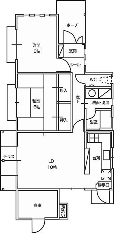 Aタイプの間取図