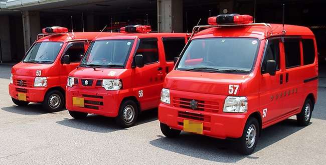 広報車（軽四）の写真