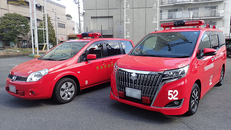 指揮車の写真