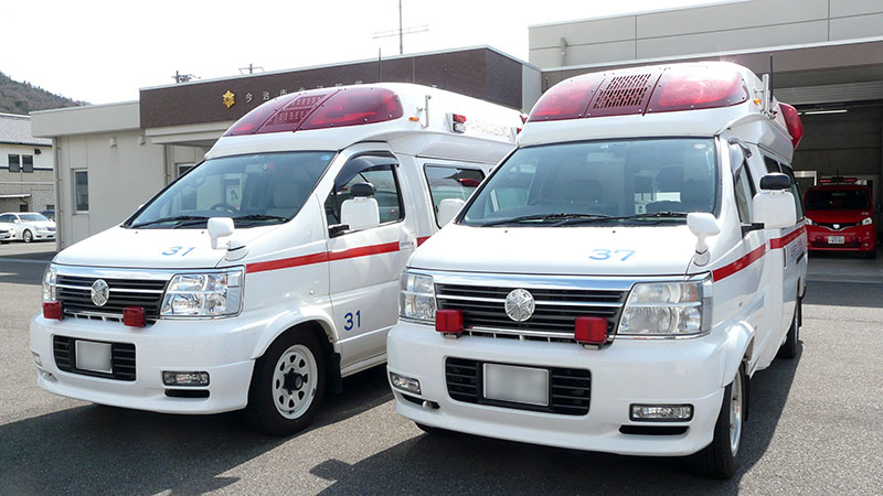 高規格救急自動車の写真