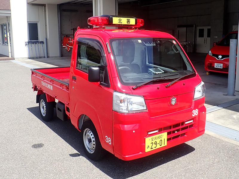 資機材搬送車の写真