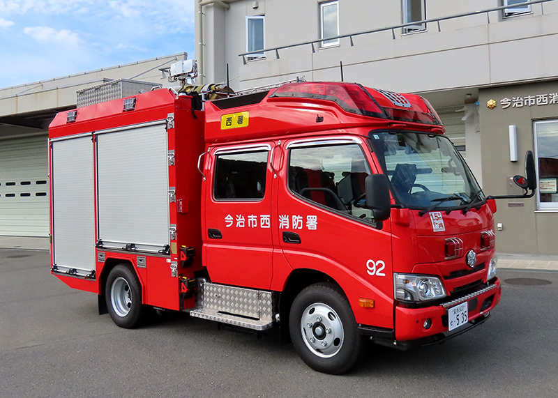 消防ポンプ自動車の写真