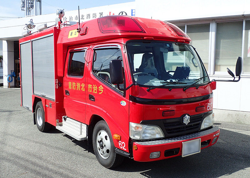 消防ポンプ自動車の写真