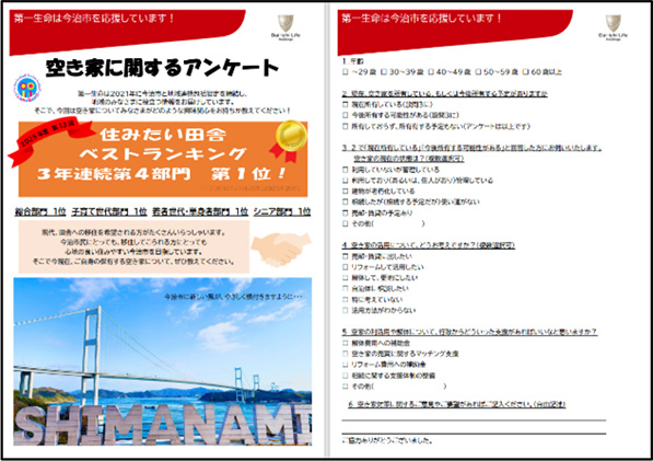 「空き家に関するアンケート2