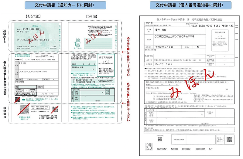 交付申請書のみほん