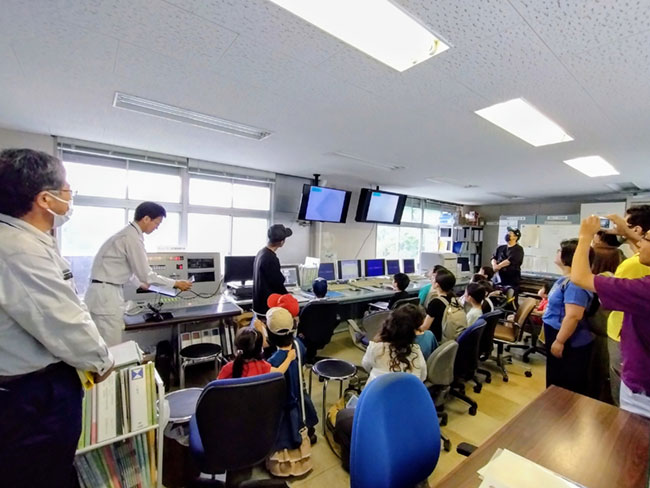ダム・浄水場スタンプラリーの様子4